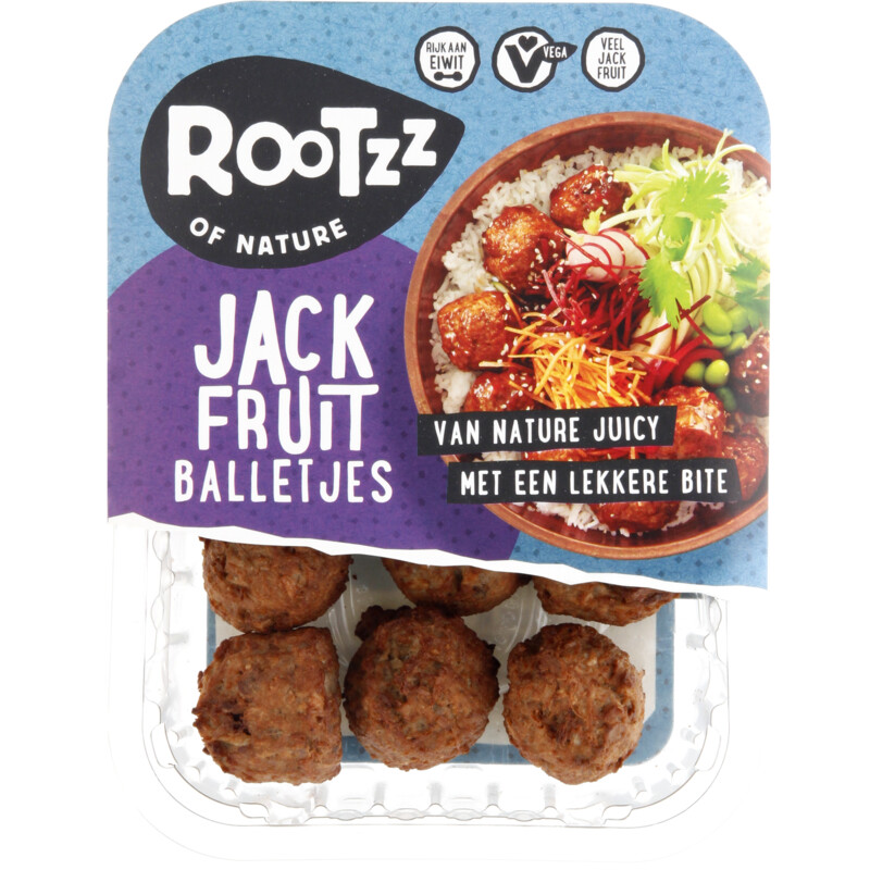 Een afbeelding van Rootzz of Nature Jackfruit balletjes