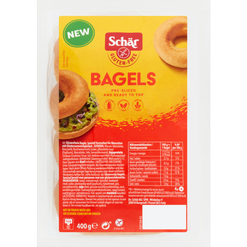 Een afbeelding van Schär Bagels glutenvrij