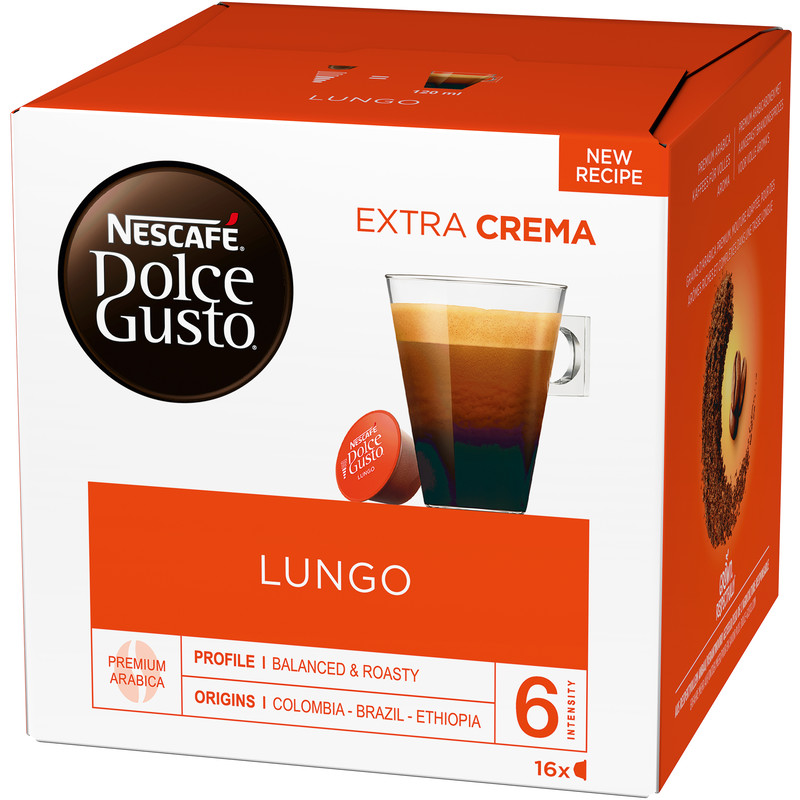 Een afbeelding van Nescafé Dolce Gusto Lungo capsules