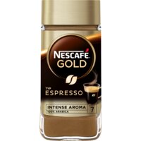 Een afbeelding van Nescafé Gold espresso intense aroma oploskoffie