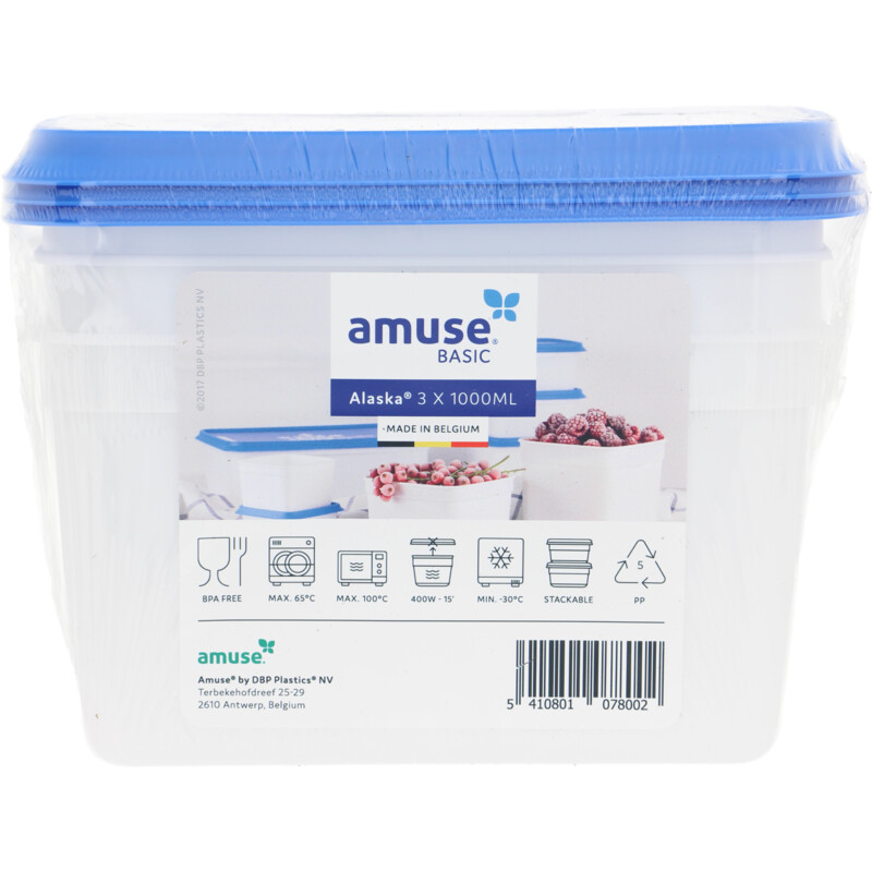 Een afbeelding van DBP Plastics Diepvriesdozen alaska 1000ml