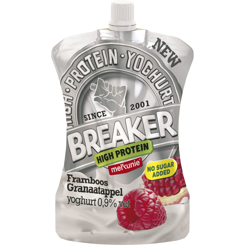 Een afbeelding van Melkunie Breaker yoghurt granaatappel