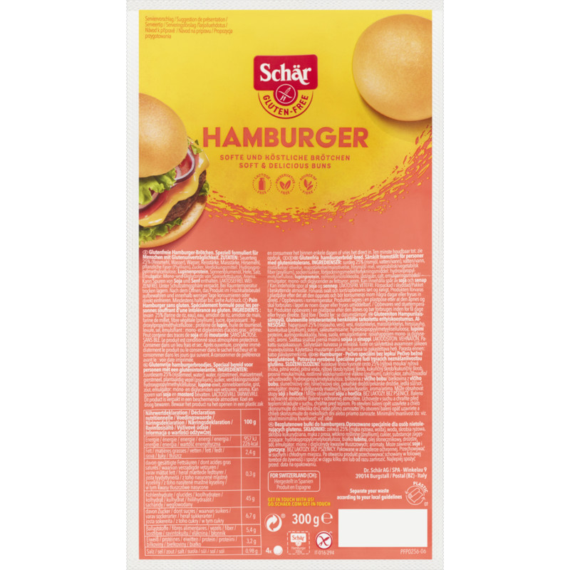 Een afbeelding van Schär Hamburger broodje glutenvrij