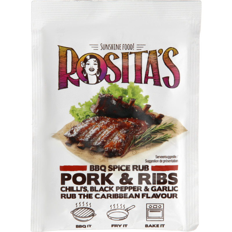 Een afbeelding van Rosita's BBQ rub for pork & ribs