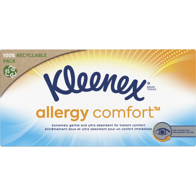 Een afbeelding van Kleenex Allergy comfort tissues