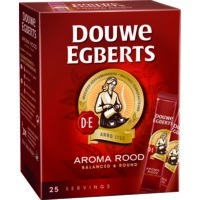 Een afbeelding van Douwe Egberts Aroma rood sticks oploskoffie