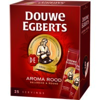 Een afbeelding van Douwe Egberts Aroma rood sticks oploskoffie