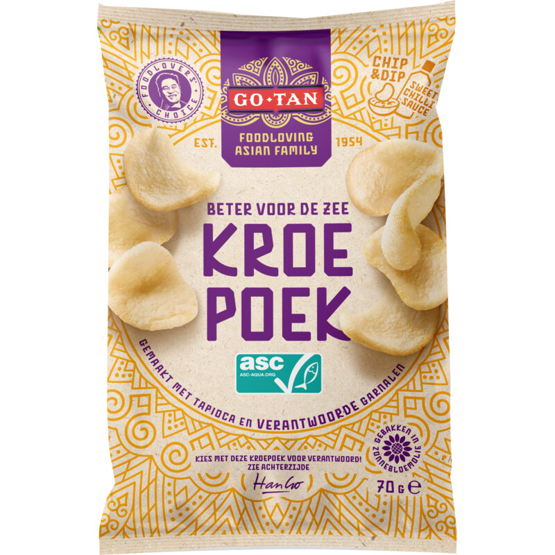 Een afbeelding van Go-Tan Beter voor de zee kroepoek