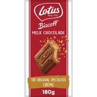 Een afbeelding van Lotus Biscoff speculoos melk chocolade crème