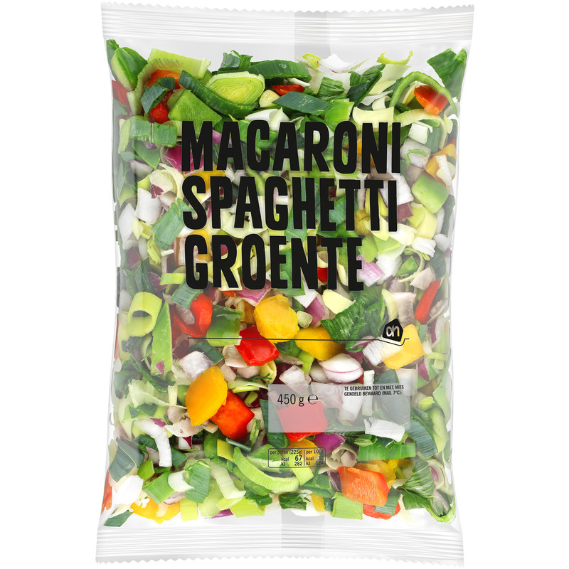 Een afbeelding van AH Macaroni spaghetti groente