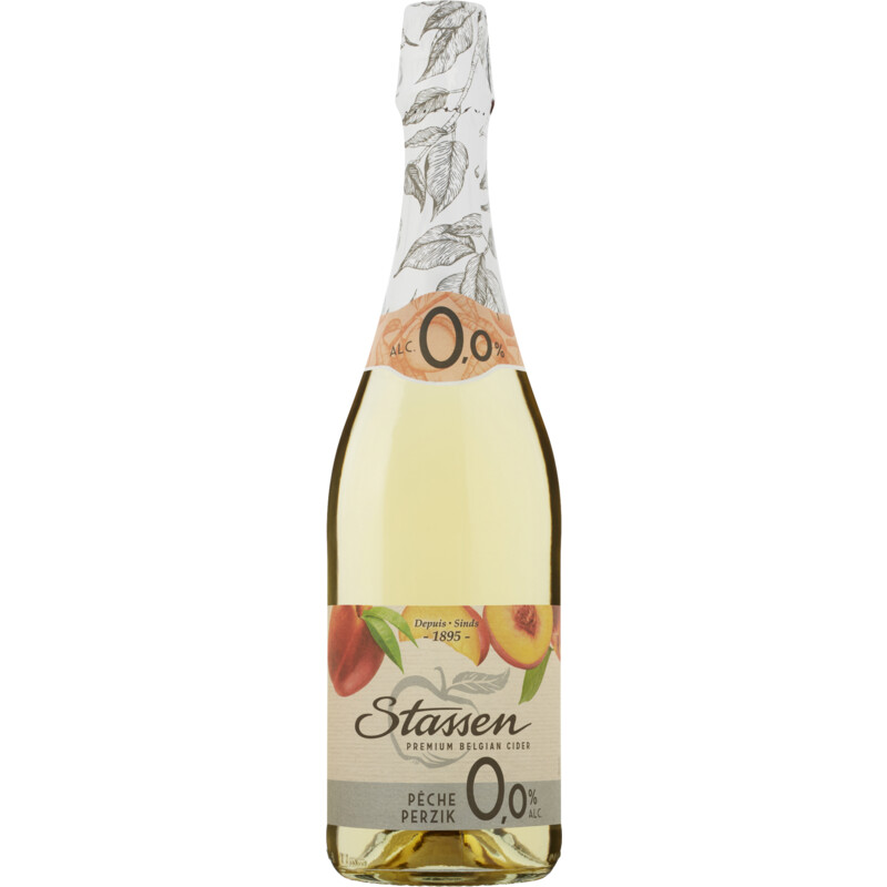 Een afbeelding van Stassen Zéro perzik BEL