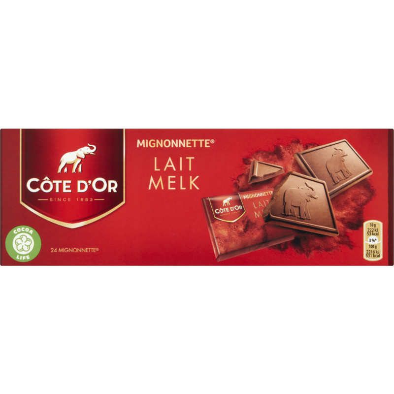 D.w.z Omleiden Straat Côte d'Or Mignonnette chocolaatjes melk bestellen | Albert Heijn