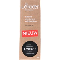 Een afbeelding van The Lekker Company Natural deodorant soft bamboo sensitive