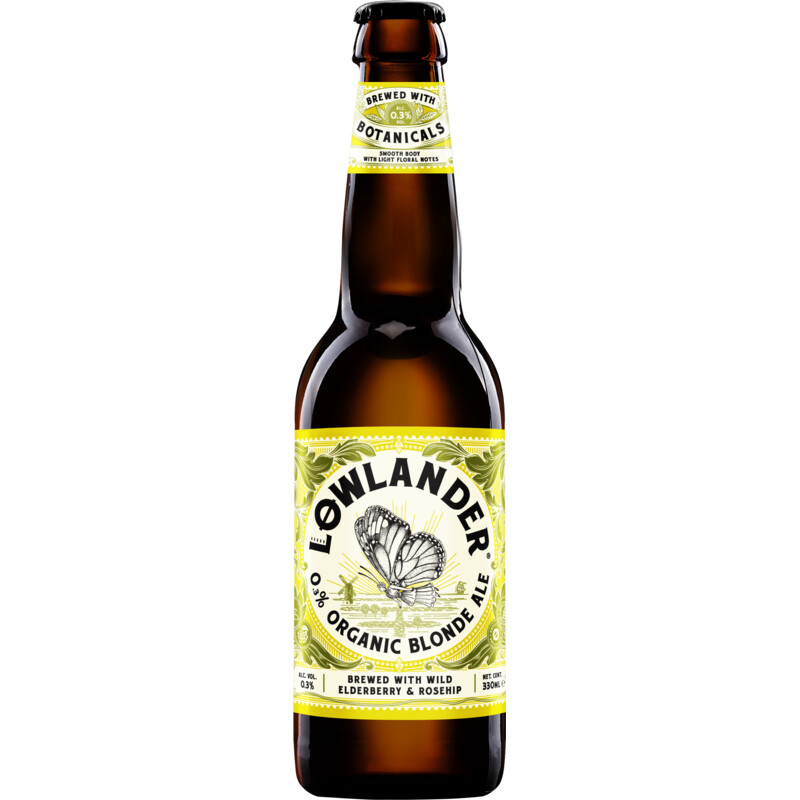 Een afbeelding van Lowlander 0.3% Organic blonde ale