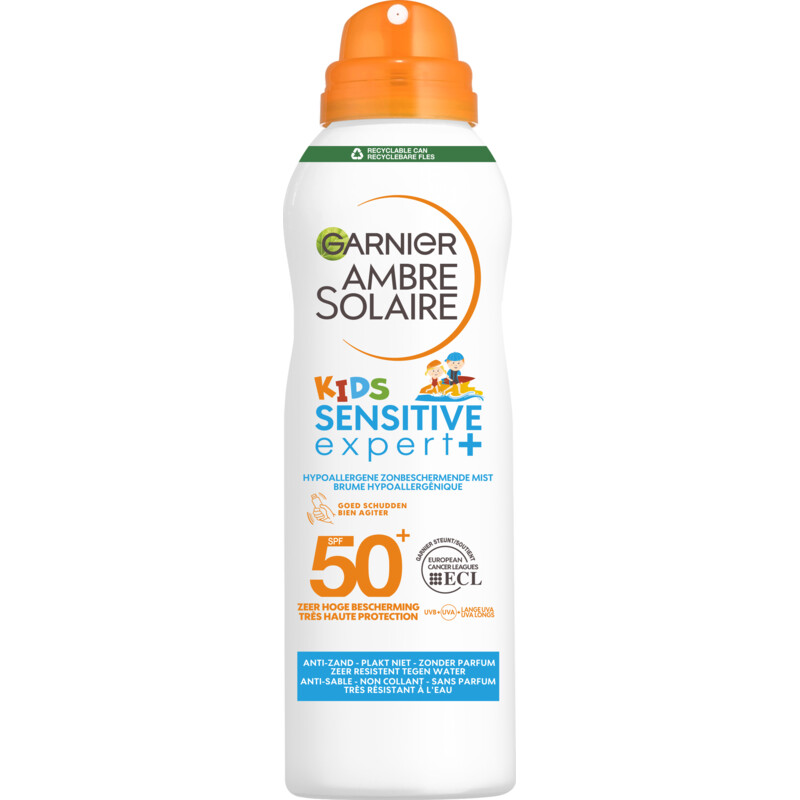 Een afbeelding van Ambre Solaire Kids anti-zand zonnespray spf50+