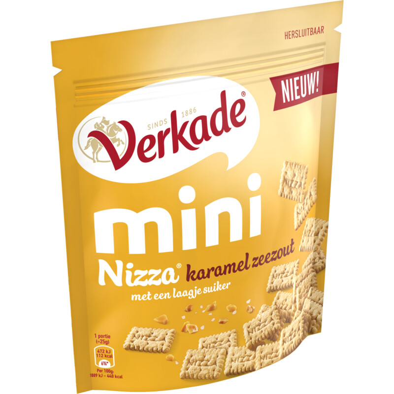Een afbeelding van Verkade Nizza Mini Karamel/Zeezout