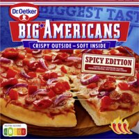Een afbeelding van Dr. Oetker Big americans pizza spicy edition