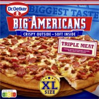 Een afbeelding van Dr. Oetker Big americans pizza XL triple meat