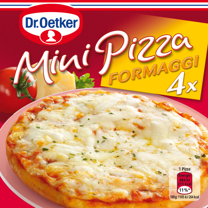 Een afbeelding van Dr. Oetker Mini pizza formaggi