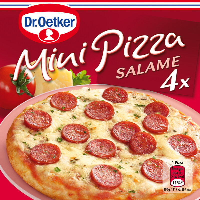 Dr. Oetker Mini pizza salami reserveren Albert Heijn