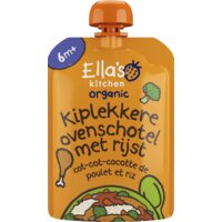 Afbeelding van Ella's kitchen Kiplekkere ovenschotel met rijst 6m+
