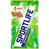 Een afbeelding van Sportlife Peppermint gum sugarfree 4-pack