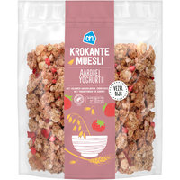 Een afbeelding van AH Krokante muesli yoghurt aardbei