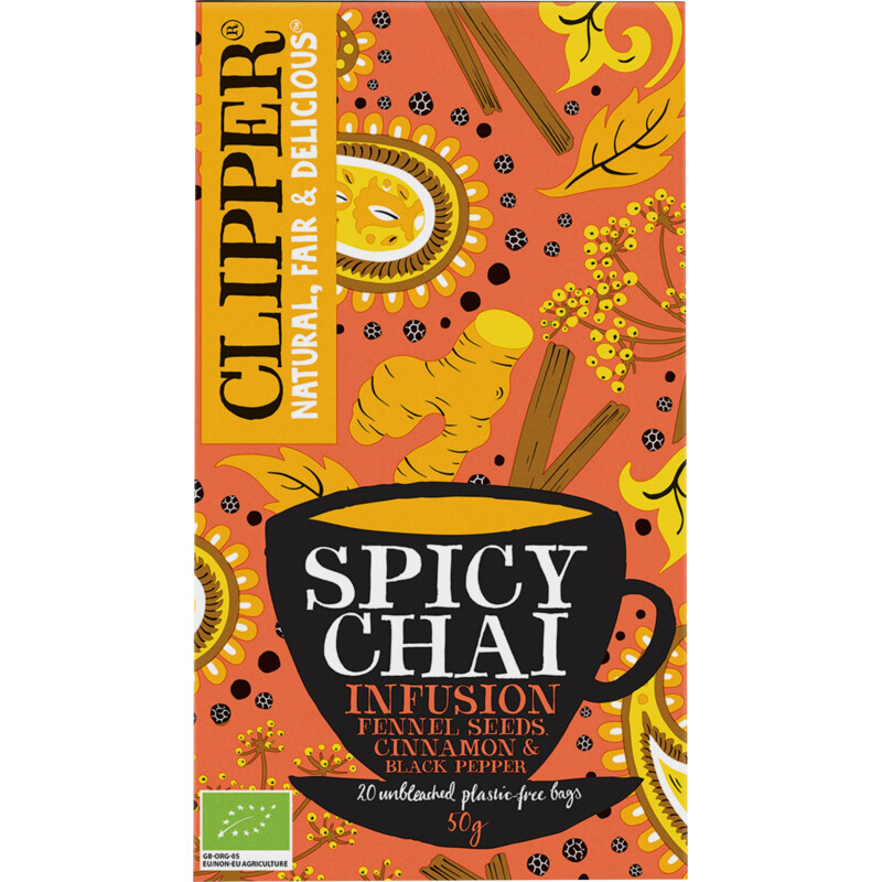 Een afbeelding van Clipper Spicy chai organic infusion