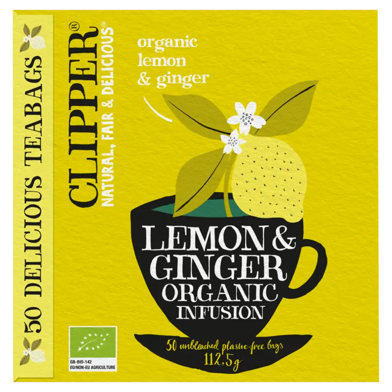 Clipper Lemon & ginger organic infusion