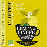 Een afbeelding van Clipper Organic lemon & ginger