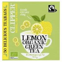 Clipper Lemon organic green tea