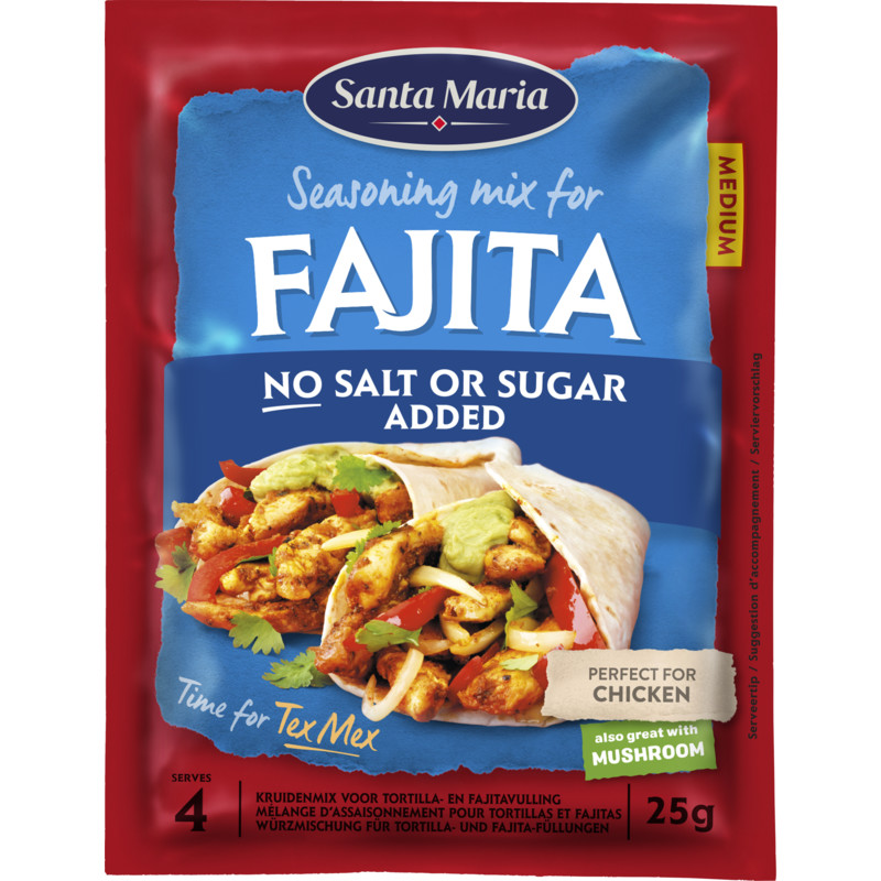 Een afbeelding van Santa Maria Fajita seasoning mix