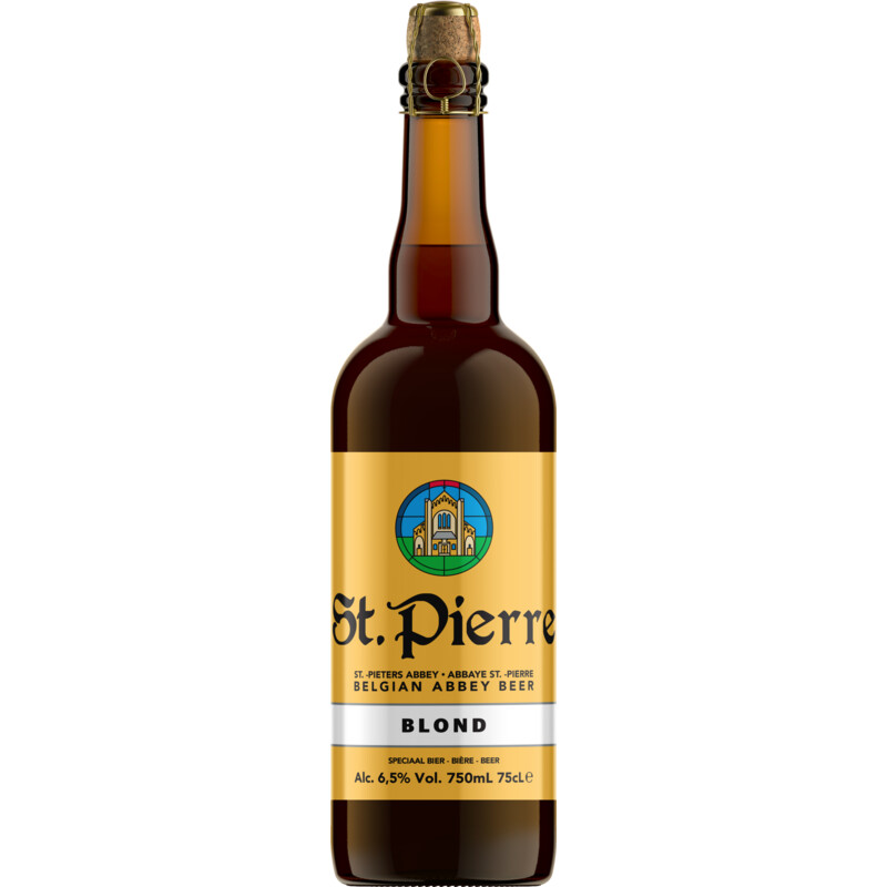Een afbeelding van St. Pierre Belgisch abdijbier blond