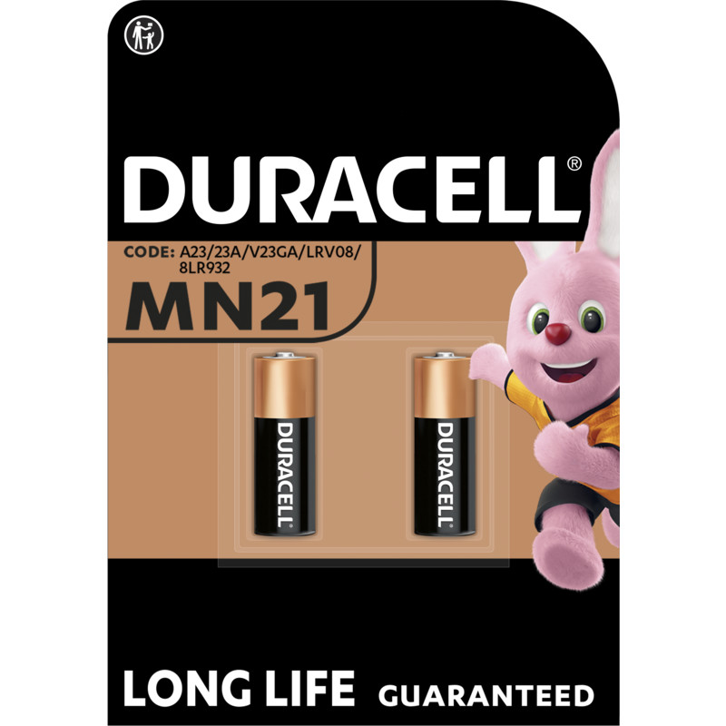 Een afbeelding van Duracell Longlife alkaline MN21 batterijen