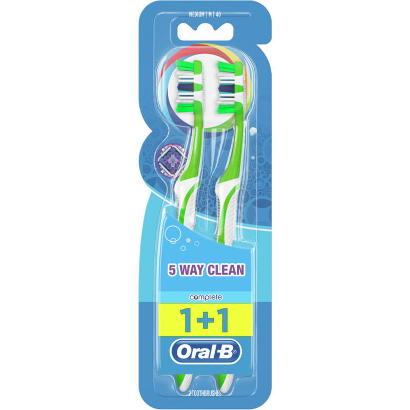 Een afbeelding van Oral-B Complete tandenborstel shiny clean
