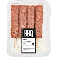 Een afbeelding van AH BBQ runderkebabspies