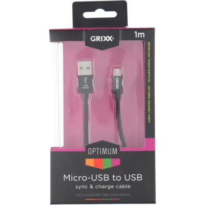 pdp-image-Grixx Opt micro-usb cableblack