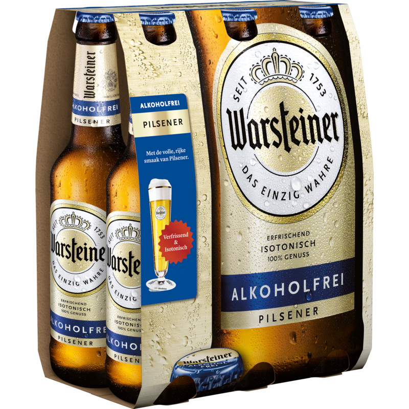 Een afbeelding van Warsteiner Alkoholfrei pilsener 6-pack