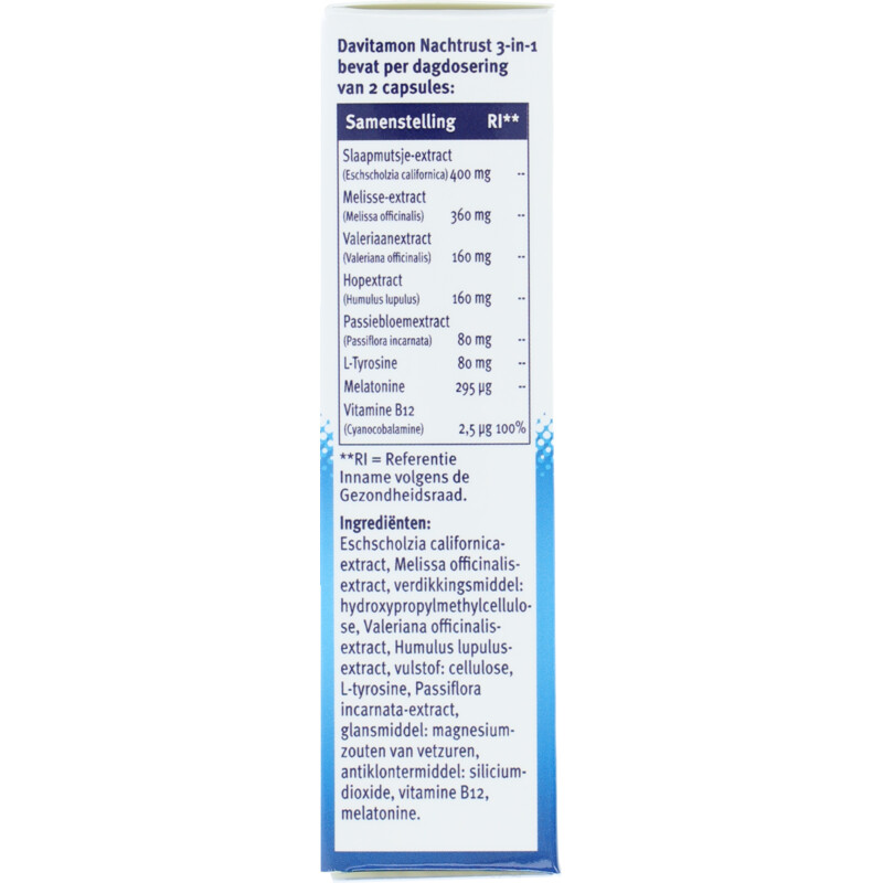 Een afbeelding van Davitamon Nachtrust 3-in-1 capsules