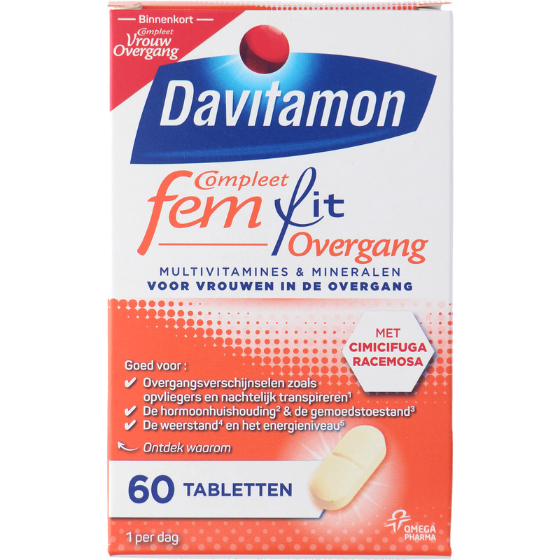 Een afbeelding van Davitamon Femfit overgang tabletten