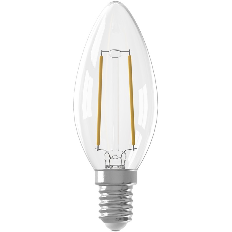 Een afbeelding van Majestic Led fil kaars helder E14 25W