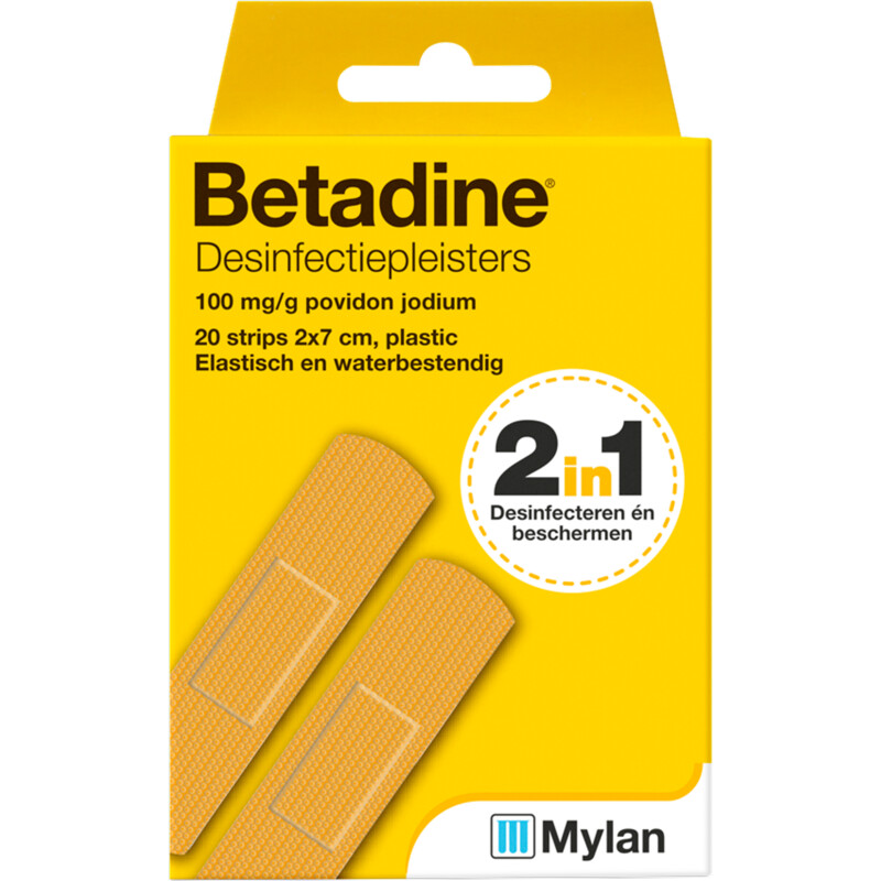 Betadine 2in1 Desinfectiepleister | Heijn