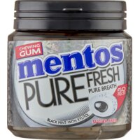 Een afbeelding van Mentos Gum Pure fresh black mint