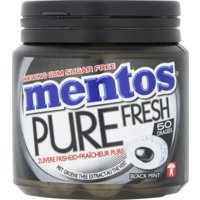 Een afbeelding van Mentos Gum Pure fresh black mint kauwgom