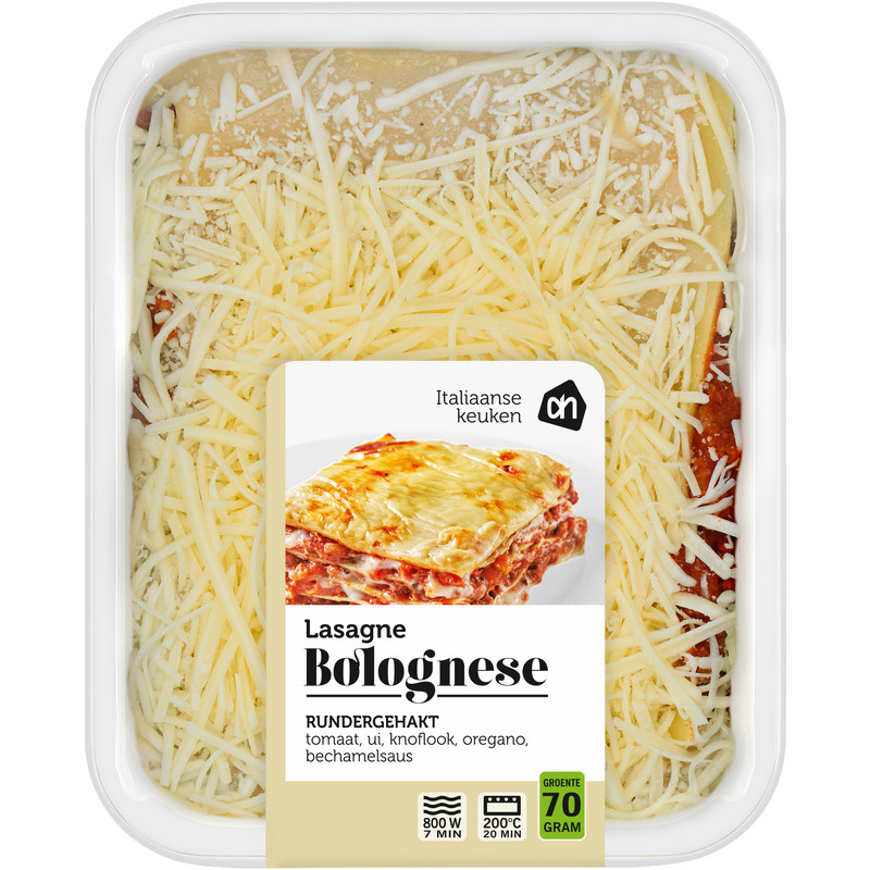 Een afbeelding van AH Lasagne Bolognese