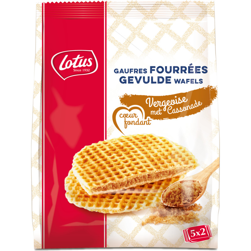 Een afbeelding van Lotus Gevulde wafel cassonade bel