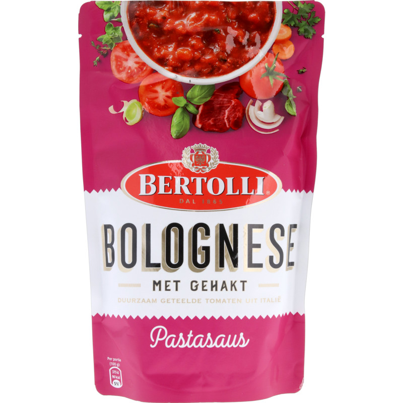 Een afbeelding van Bertolli Bolognese pastasaus