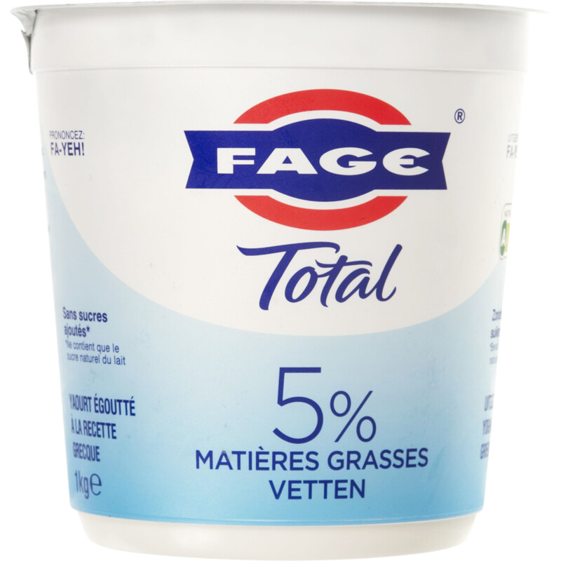 Een afbeelding van Fage Total Griekse yoghurt 5%