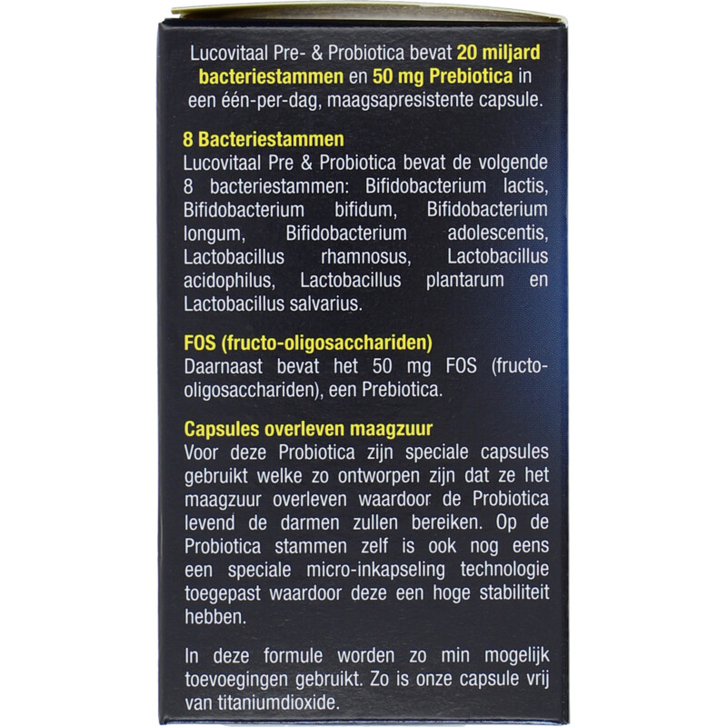 Een afbeelding van Lucovitaal Pre & probiotica
