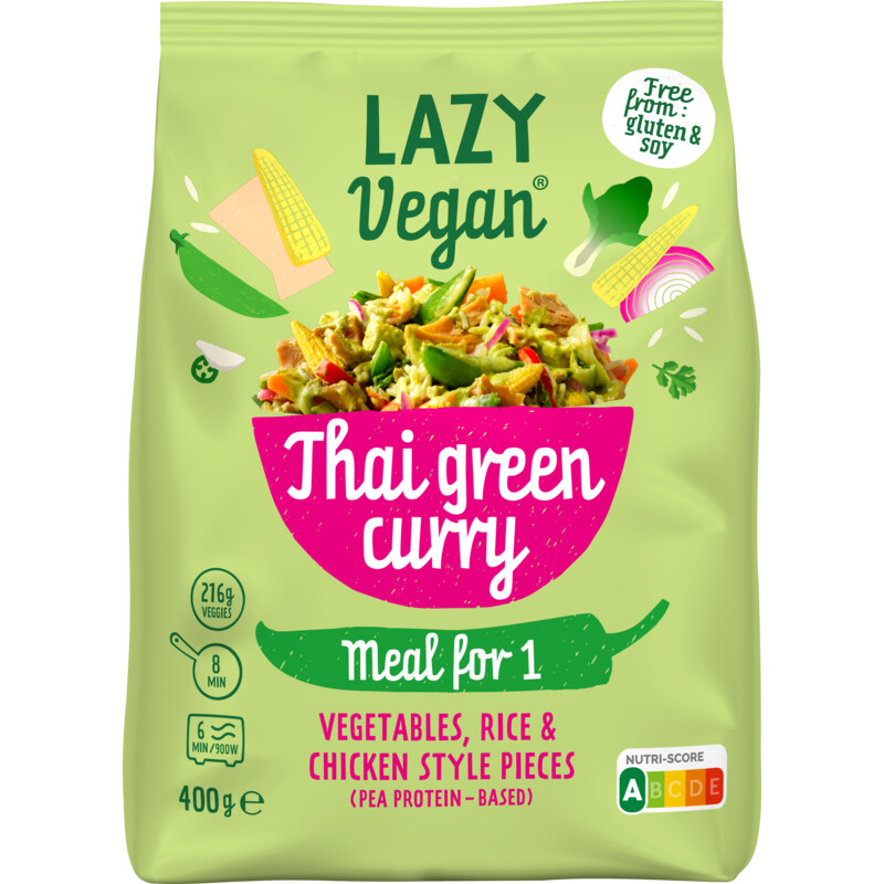 Een afbeelding van Lazy Thai green curry maaltijd